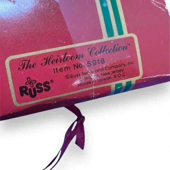 Vintage Russ Christmas Ornament Metal set of 3 - Picture 6 of 6